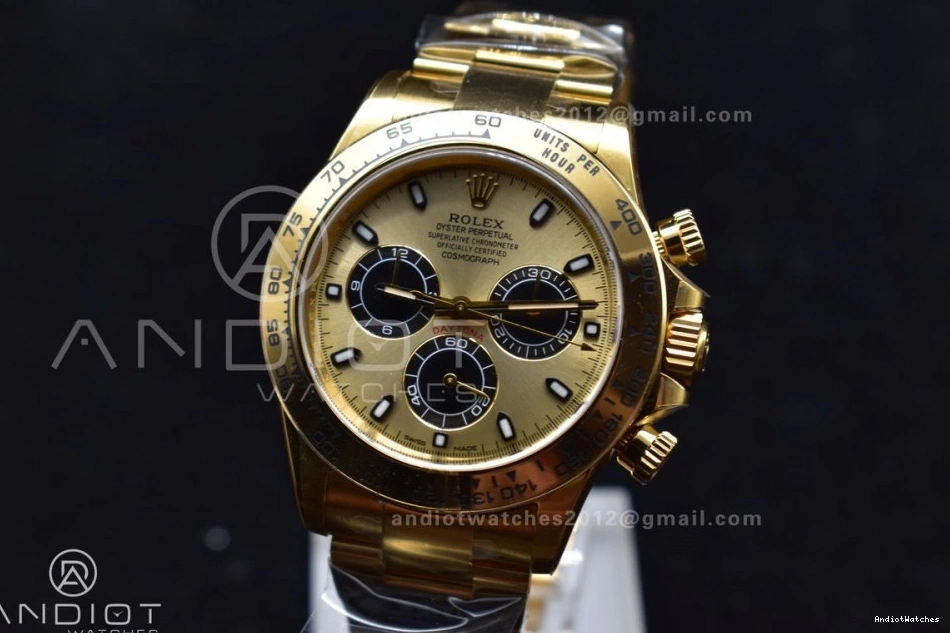 YG SA4130 Edition on Bracelet Daytona Clean Black V 399 Dial Durable Markers YG 1:1 116505 Best 0310